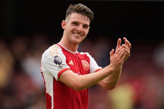 Declan Rice Cetak Gol Pertama Buat Arsenal